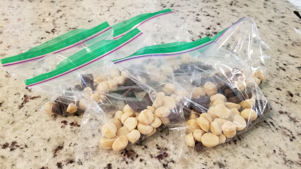 Low Carb Movie Snacks in Snack Bags