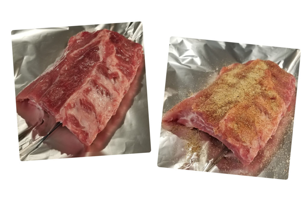 Low Carb Fall Off The Bone Baby Back Ribs Seasoned