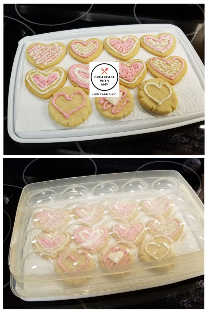 Valentine's Day Low Carb Cut Out Cookies